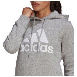 ΓΥΝΑΙΚΕΙΑ ΦΟΥΤΕΡ ADIDAS ΓΚΡΙ ME ΚΟΥΚΟΥΛΑ BIG LOGO